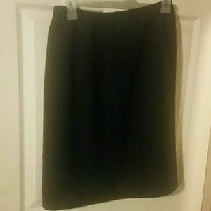 Pinstripe pencil skirt